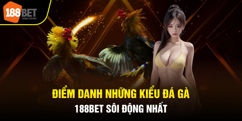 da ga 188bet 2 Điểm danh những kiểu đá gà 188BET sôi động nhất